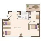 Worker's K10 - Stadt-apartment Fuer 3 Personen 아파트 *
